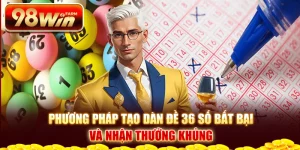 Phương pháp tạo dàn đề 36 số bất bại và nhận thưởng khủng